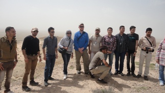 Group of Students and teachers with Mr. John Fisher